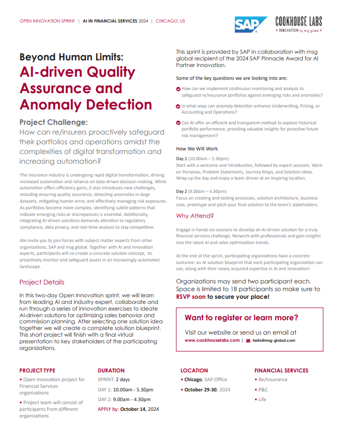 2024 07 30 AI-driven Quaity Assurance and Anomaly Flyer